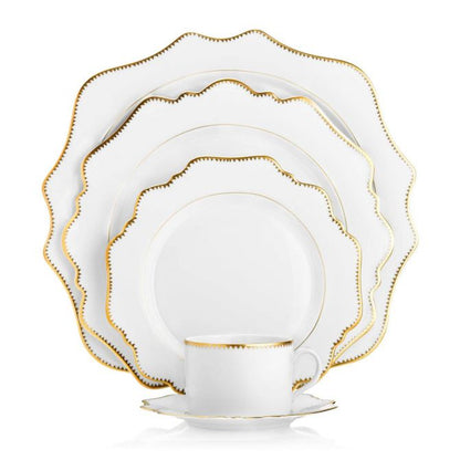 Antique White Tea Cup & Saucer