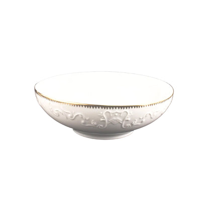 Simply Anna White & Gold - Cereal Bowl
