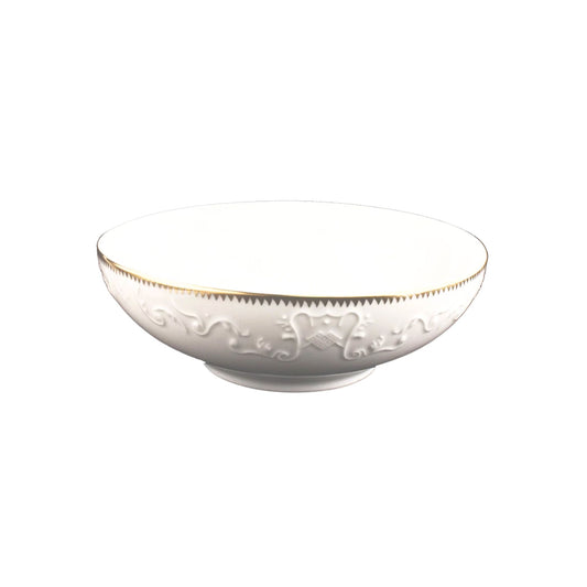 Simply Anna White & Gold - Cereal Bowl