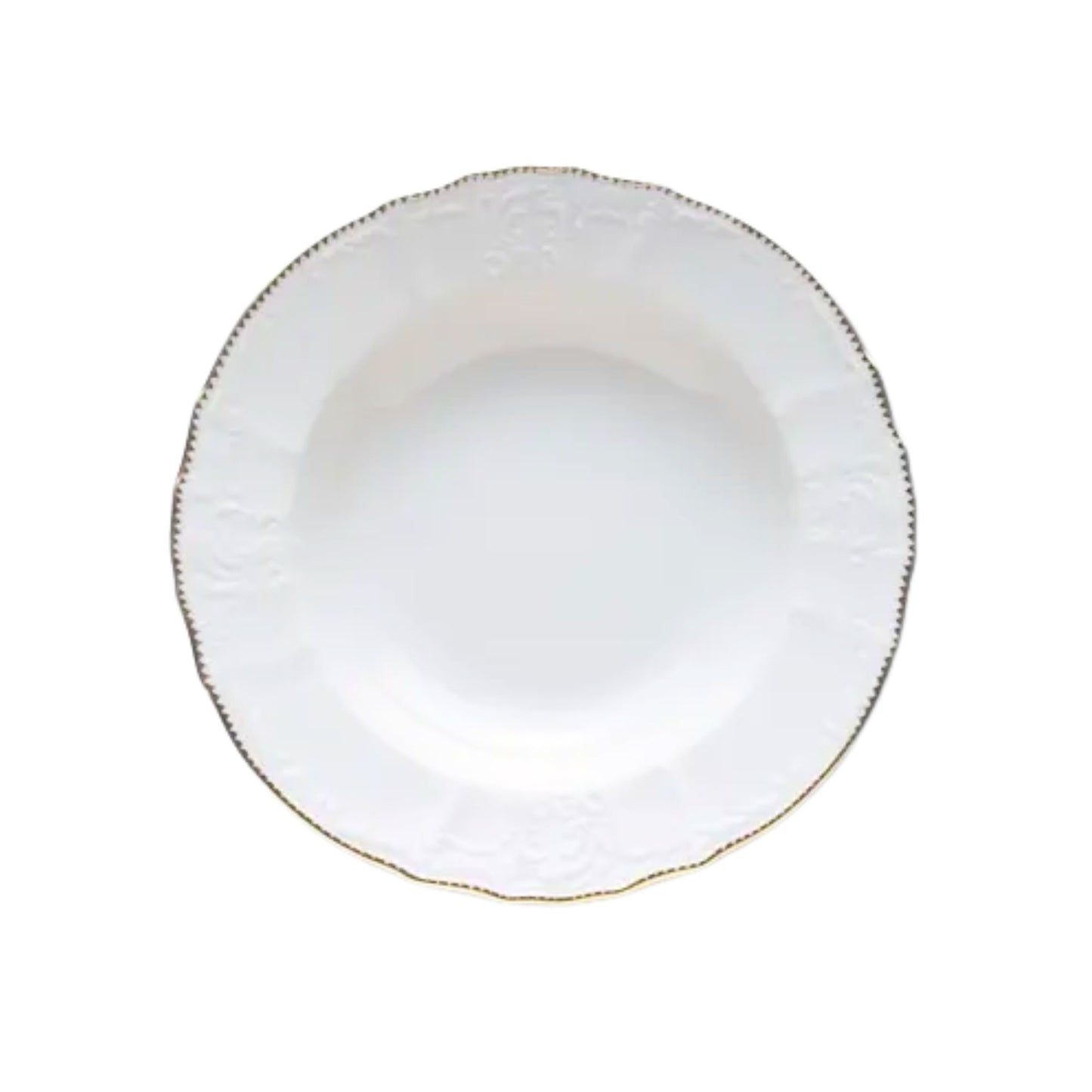 Simply Anna White & Gold - Pasta Bowl
