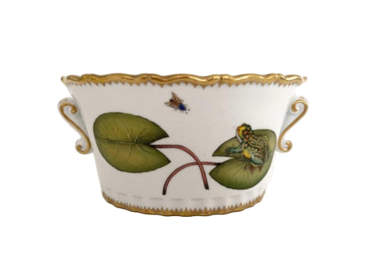 Hand Painted Oval Cachepot