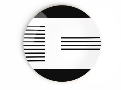 Teatro Black Buffet Plate