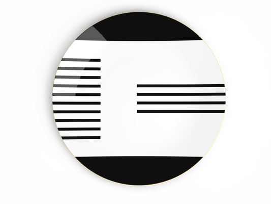 Teatro Black Buffet Plate