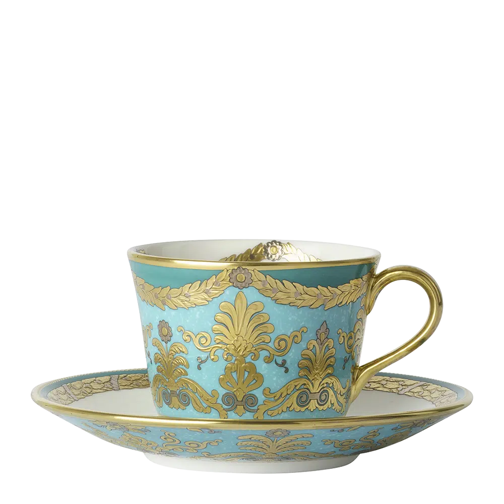 Turquoise Palace Tea Cup & Saucer