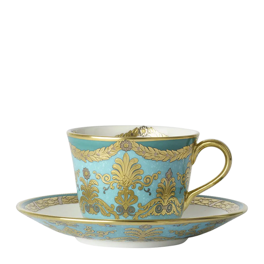 Turquoise Palace Tea Cup & Saucer