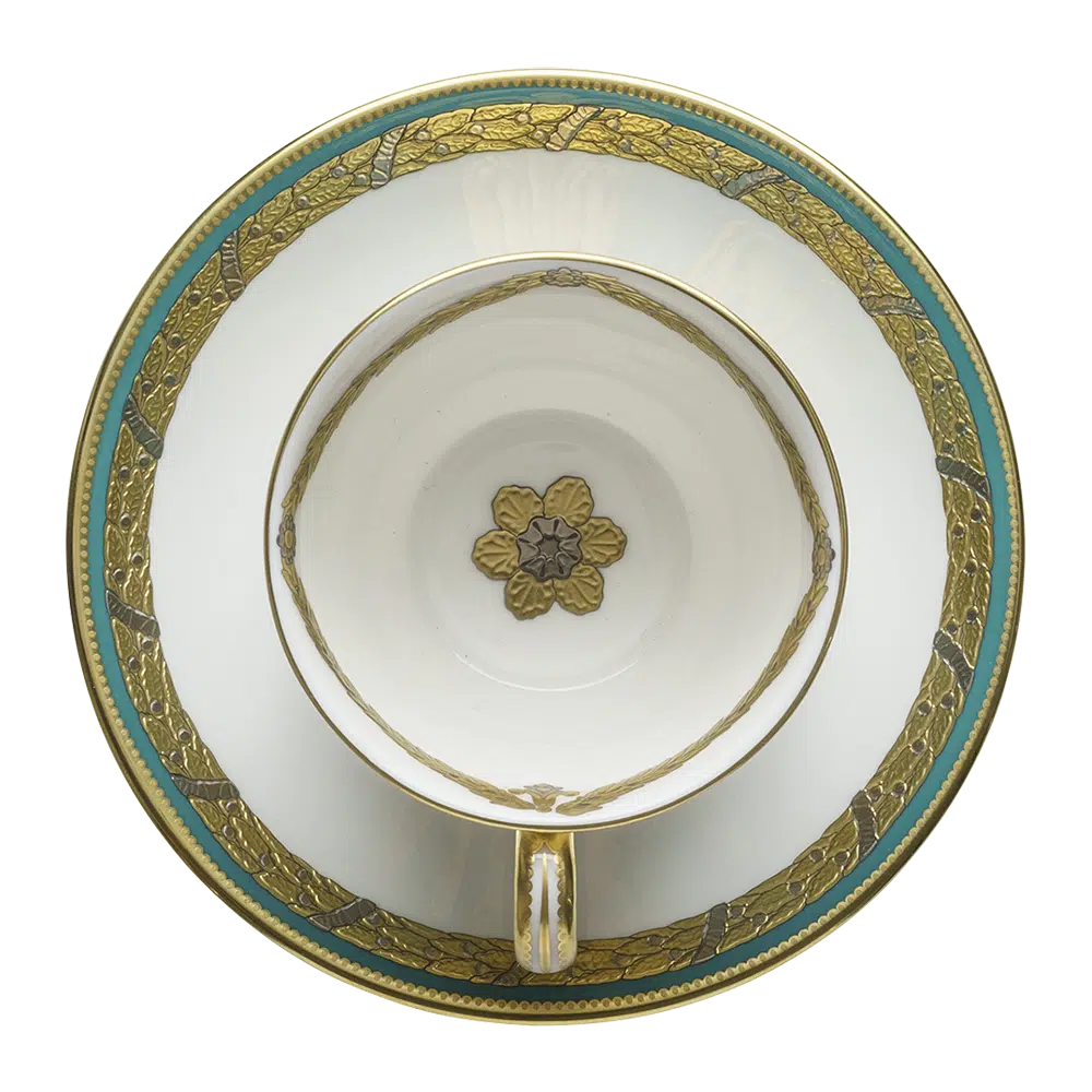 Turquoise Palace Tea Cup & Saucer