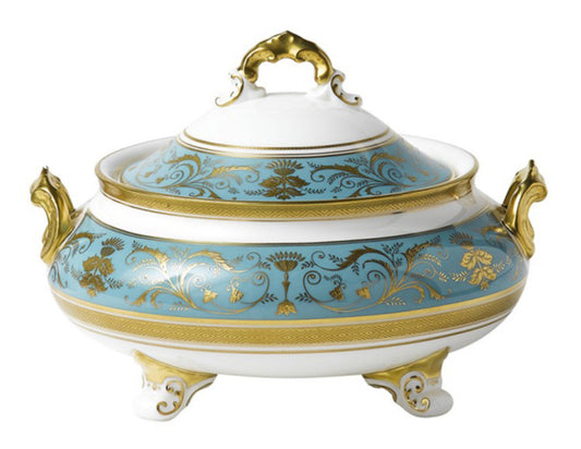 Turquoise Palace Covered Vegetable Dish