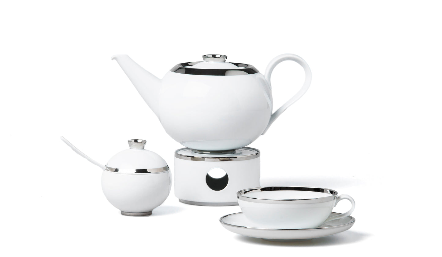 Treasure Platinum Tea Mug, Cylindrical
