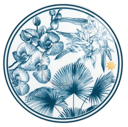 Paraíso Blue Small Saucer, Cylindrical