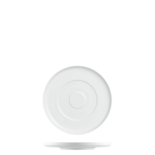 Datum Satin White Saucer