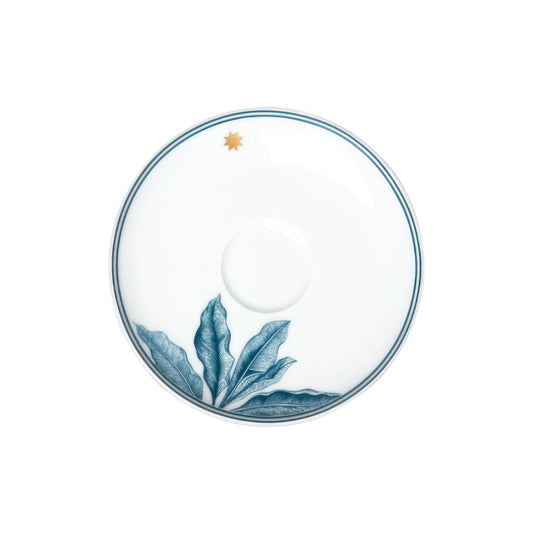 Paraíso Blue Large Saucer, Cylindrical