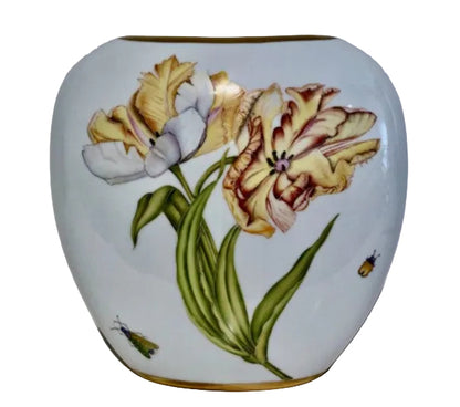 Hand Painted Vase - Double Tulips