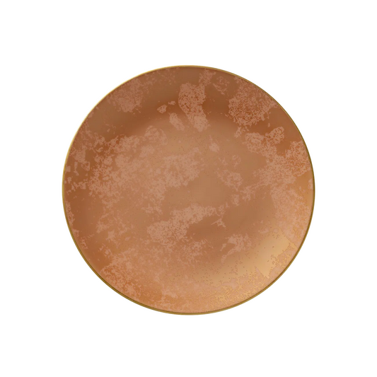 Crushed Velvet Copper Salad (Dessert) Plate