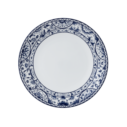 Victoria's Garden Blue Dinner Plate