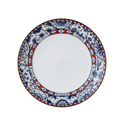 Victoria's Garden Blue & Red Dinnerware