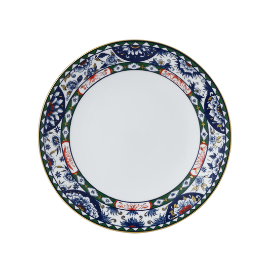 Victoria's Garden Blue, Green & Red Dinner Plate
