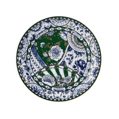 Victoria's Garden Blue & Green Dinnerware