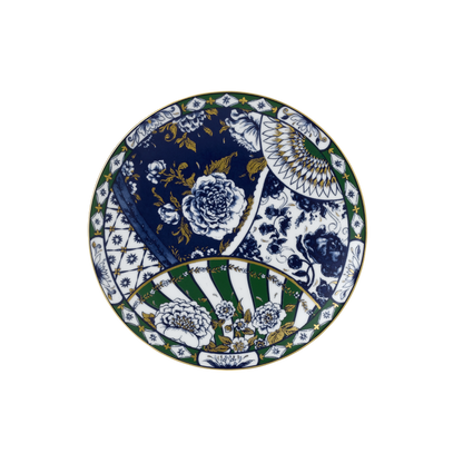 Victoria's Garden Blue & Green Dinnerware