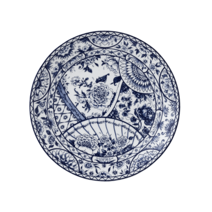Victoria's Garden Blue Bread & Butter Plate
