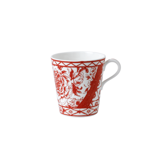 VICTORIA'S GARDEN RED DRINKWARE