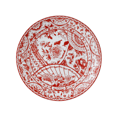 Victoria's Garden Red Dinnerware