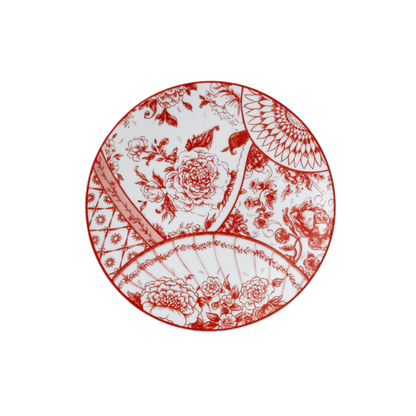Victoria's Garden Red Dinnerware