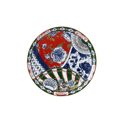Victoria's Garden Blue, Green & Red Dinnerware