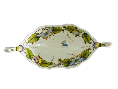 Tomorrow's Antiques Hand Painted Bowl with Handles