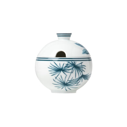 Paraíso Blue Covered Sugar Bowl
