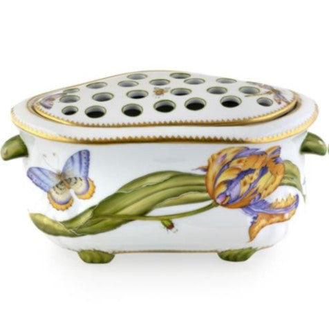 Hand Painted Flower Arranger, Large