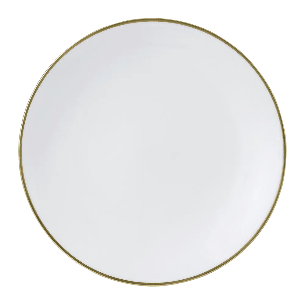 ACCENTUATE GOLD COUPE DINNER PLATE