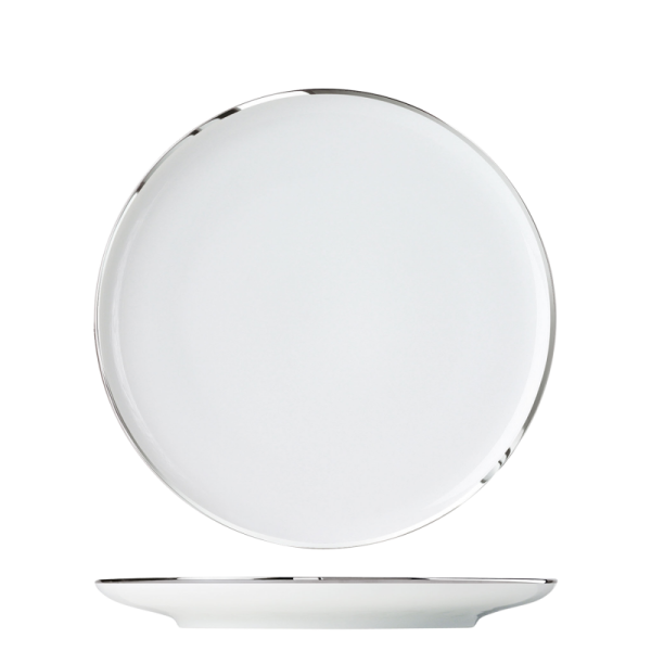 Treasure Platinum Dinner Plate, Coupe