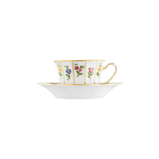 Mille Fleurs Espresso Cup & Saucer