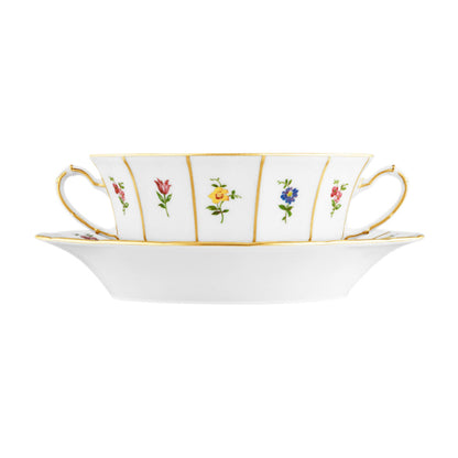 Mille Fleurs Soup Bowl & Saucer