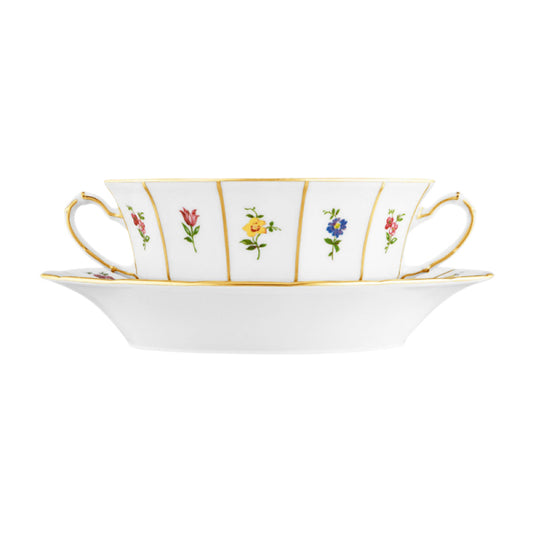 Mille Fleurs Soup Bowl & Saucer