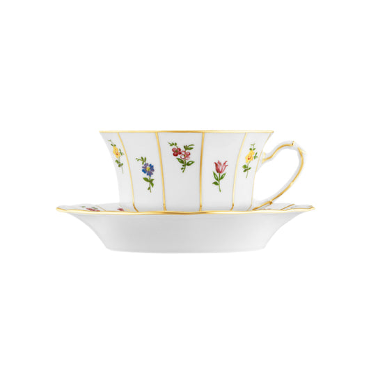 Mille Fleurs Tea Cup & Saucer