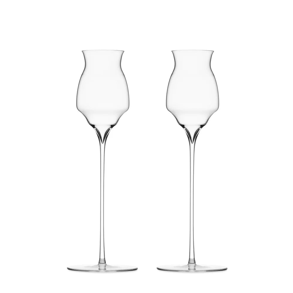 Josephine No. 10 hand blown glasses with long stem for spirits 