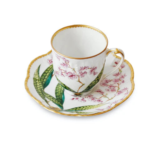 Histories D'Orchidees Coffee Cup & Saucer