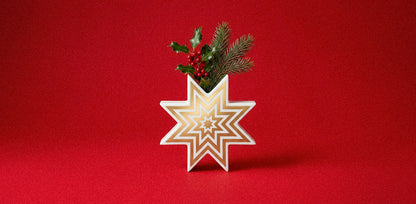 Star Vase - Gold Pop