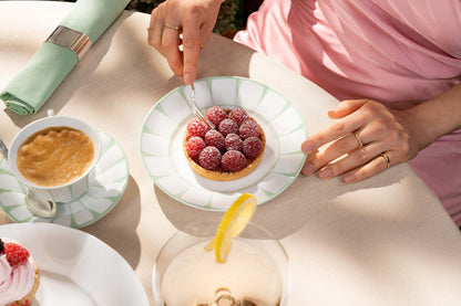 Grecque, Mint Green - Salad (Breakfast) Plate